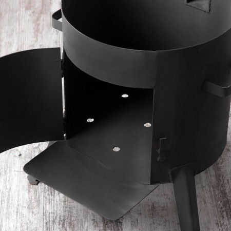 Oven for a cauldron 10 l d = 34 cm, with a chimney, with a door-10