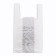 Package Polyethylene T -shirt 28 + 16 x 50 cm, 12 μm, white "bakery"