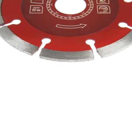 Disk diamond cutting scrap, segment, dry cut, 115 x 22 mm-1
