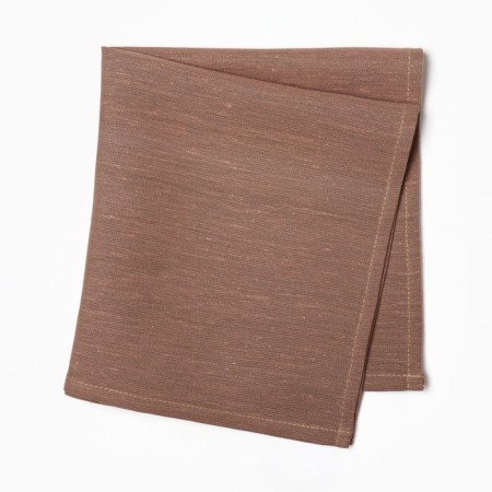 A set of napkins with a decorative. Rings Ethel Sand 40x40 cm - 4 pcs, 100% linen-7