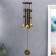 Wind Music Metal "Coin" 4 tubes 5 bells 60x8.3 cm
