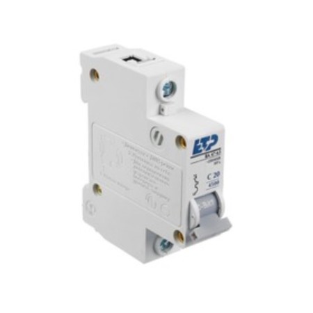 Aircraft switch VA 47-63, 1R 20A (C) 4.5ka ETP