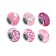 Excavations "Beads for the Bracelet" (6 beads-charts) pink