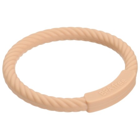 Silicone Bracelet rejector, beige color, mum & baby-3