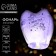 Wish flashlight "I love you" heart, purple