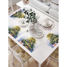A set of napkins for setting the table 