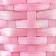 Wicker basket, bamboo, pink, 19x19x32 cm