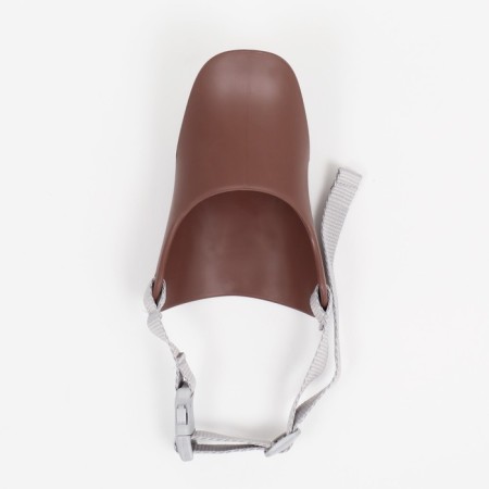Silicone fixing muzzle, size m (ohm 15 cm, Osh 18-30 cm), brown-3