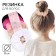Hair gum 9 cm, princesses color mix
