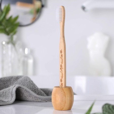 Bamboo toothbrush with a stand “Blave”, 4.3 × 18.5 × 4.3 cm-1