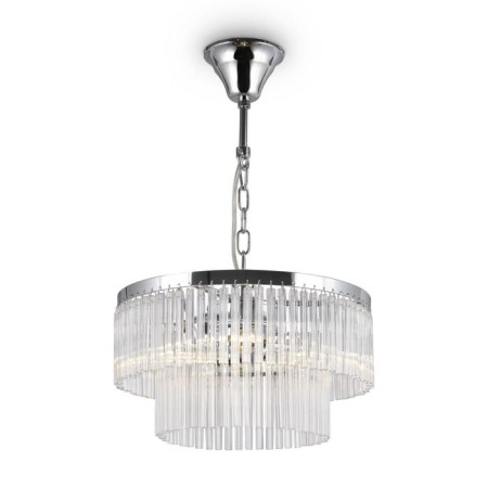 Suspended lamp Maytoni Mod093PL-04CH, 4CHE14, 40W, 35x35x99 cm, chromium color