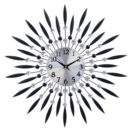 Wall clock, series: openwork, "rays-pim", smooth move, d-50 cm, dial 14.5 cm-3