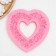 Mold "Pink Heart", silicone, 16 × 16 × 2 cm, color mix