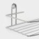 Bath shelf straight, 34 × 11.5 × 4.5 cm, color chromium