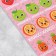 Paper stickers of the grades "Berries", 10.5 × 18 cm
