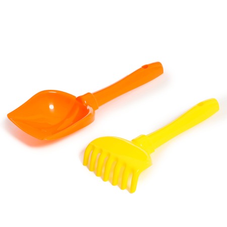Sanding set No. 193: large bucket, large strainer, spatula, robbery), Mix color-3