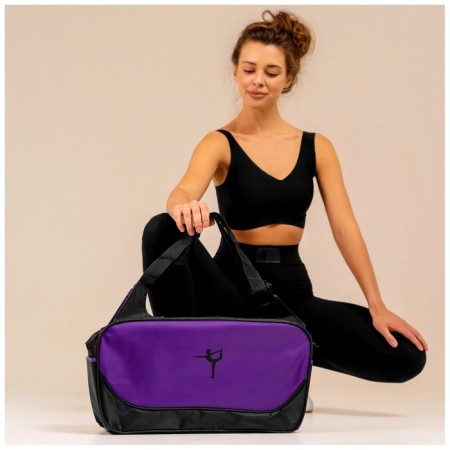Sports bag for yoga Sangh, 48 × 25 × 18 cm, purple color-11