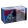 The hole is powerful for 65 sheets, Devente Stripe, with a ruler, reinforced case, black
