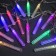 Garland “thread” 5 m with nozzles “icicles with bubbles”, ip20, transparent thread, 20 LED, glow of multi (RG/RB), flashing, 220 V