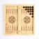 Board game 3 in 1 "Safari": chess, checkers, backgammon, wood, 50 x 50 cm