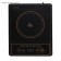 Electric tile Luazon LIP-001, induction, 1 burner, 2100 watts, black