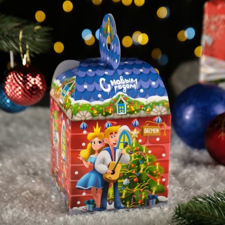 Gift box "Bremen musicians", 12 x 12 x 17 cm