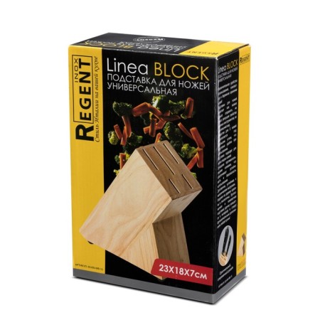 Regent INOX BLOCK knife stand, 23x14x7 cm-3