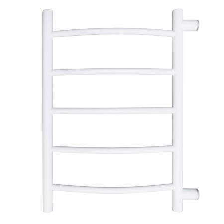 Water towel "Sanprise" Classic P5, 400x600 mm, side connector, black matte-1