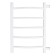 Water towel "Sanprise" Classic P5, 400x600 mm, side connector, black matte
