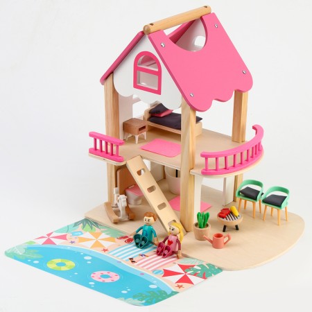 Puppet house "My family" 36x35x23.5 cm-10