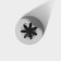 Confectionery nozzle, d = 3 cm, output 1.6 cm, stainless steel