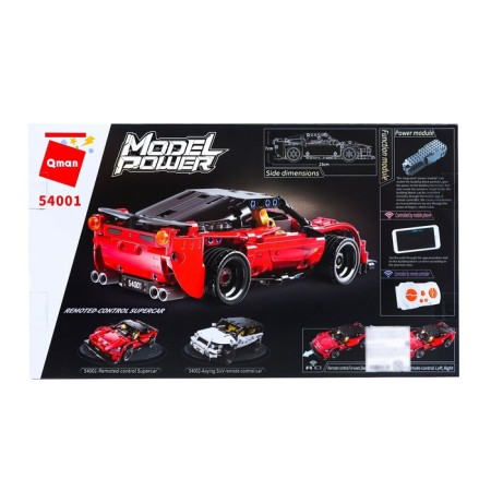 Constructor Racing QMAN Model Power on Radio Management, 425 parts, 8+-4