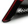 A massage rug of armrest, a lizard with a red edging, 26 × 15 cm