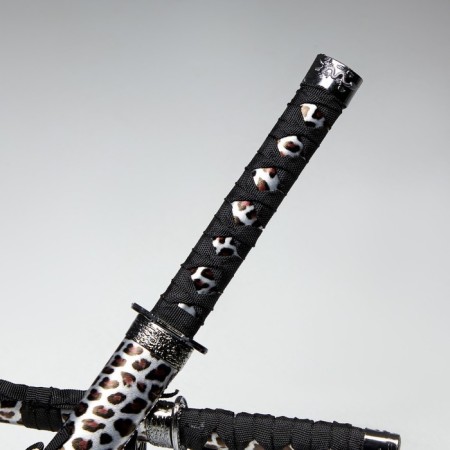 Suv. Product Katana 3V1 on a stand, scabbard leatherette, gray leopard 47/70/89cm-4