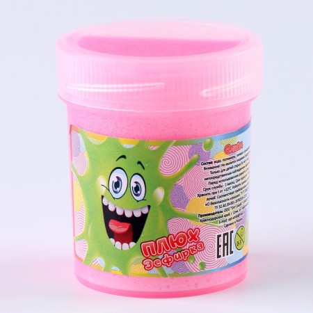 Slime "Zepfirka", tube 40 gr., Assorted: mint, apple, cake, chewing gum, lemon, ice cream