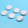 Velcro on a glue basis "Circle", set of 30 pcs., Size 1 pc. 2 × 2 cm, gray color