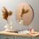Wall mirror, 50x57 cm, with 1 plate
