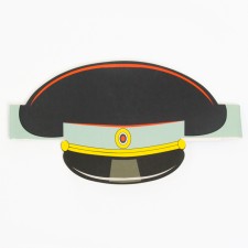 Politzer's cap, cardboard