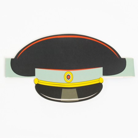 Politzer's cap, cardboard