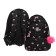 School backpack, 39 x 30 x 20 cm, Grizzly, ergonomic back, + keychain, black