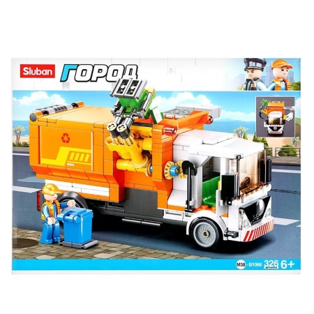 Designer city "garbage truck with side loading", 326 parts-6