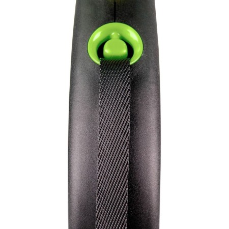 Roulette Flexi Black Design L (up to 50 kg) 5 m tape, black/green-2