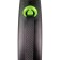 Roulette Flexi Black Design L (up to 50 kg) 5 m tape, black/green