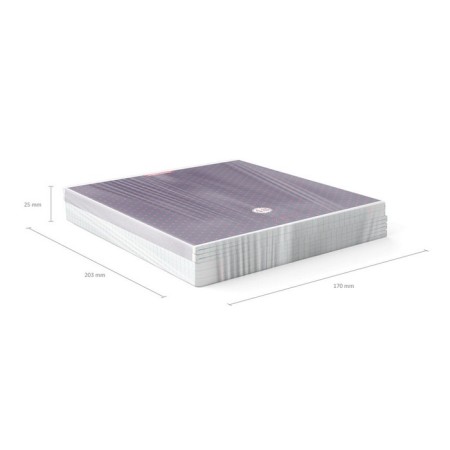 Notebook of 48 sheets in a cage, Erichkrause "Dots", cover coated cardboard, selective UV-lak, an offset block 100% white, mix-11