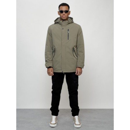 Male park, size 58, gray color