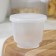 Food plastos container, 250 ml, with a sealed lid