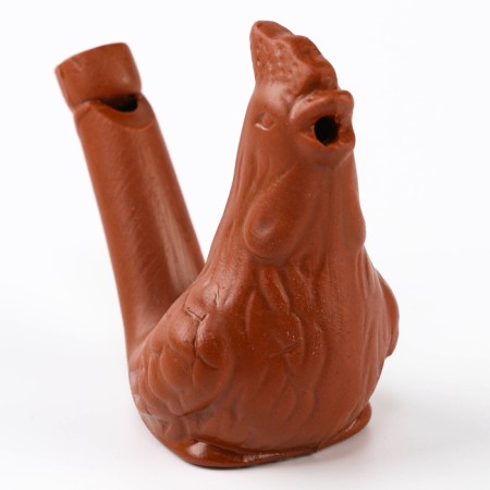 Ceramic “cockerel” whistle for painting 3.5 × 6.5 × 6.2 cm-3
