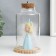 Souvenir Polystone Light "Girl in Blue with Ears and Featers" 10x10x17.5 cm
