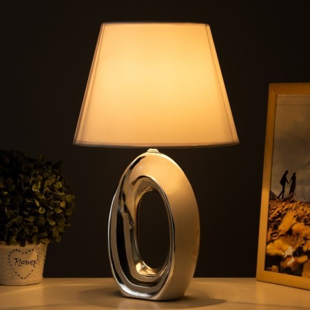 Katherine desktop E14 40W is white-silver 25x25x40 cm Risalux-1