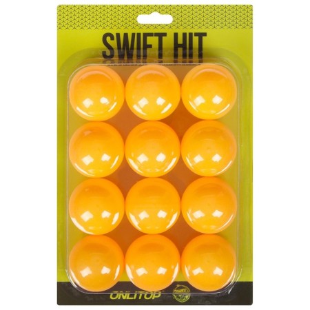Table tennis ball, set of 12 pcs., PP, Orange color-1